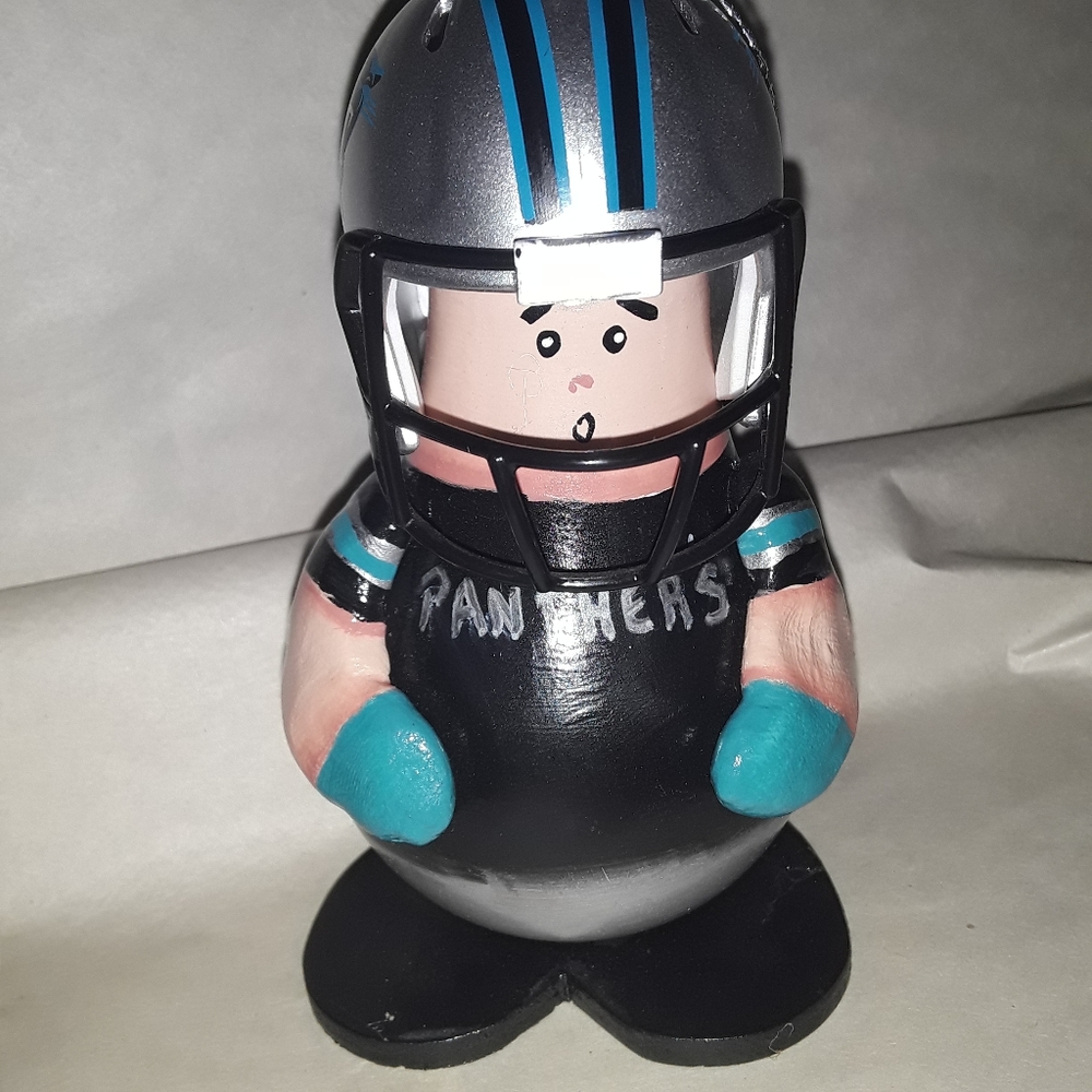 Carolina Panthers Football Player Figuine Ormament
